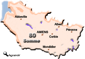 Préfectures & Chefs-lieux du Département de la Somme dans la Région Picardie