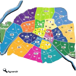120 Quartiers de la Ville de Paris