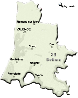 Préfectures & Chefs-Lieux du département de la Drôme